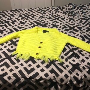 Crop sweater